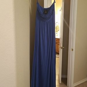Strapless maxi - M
